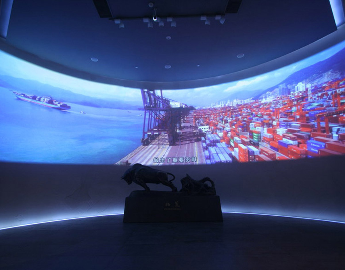 媒体互动环幕VR系统