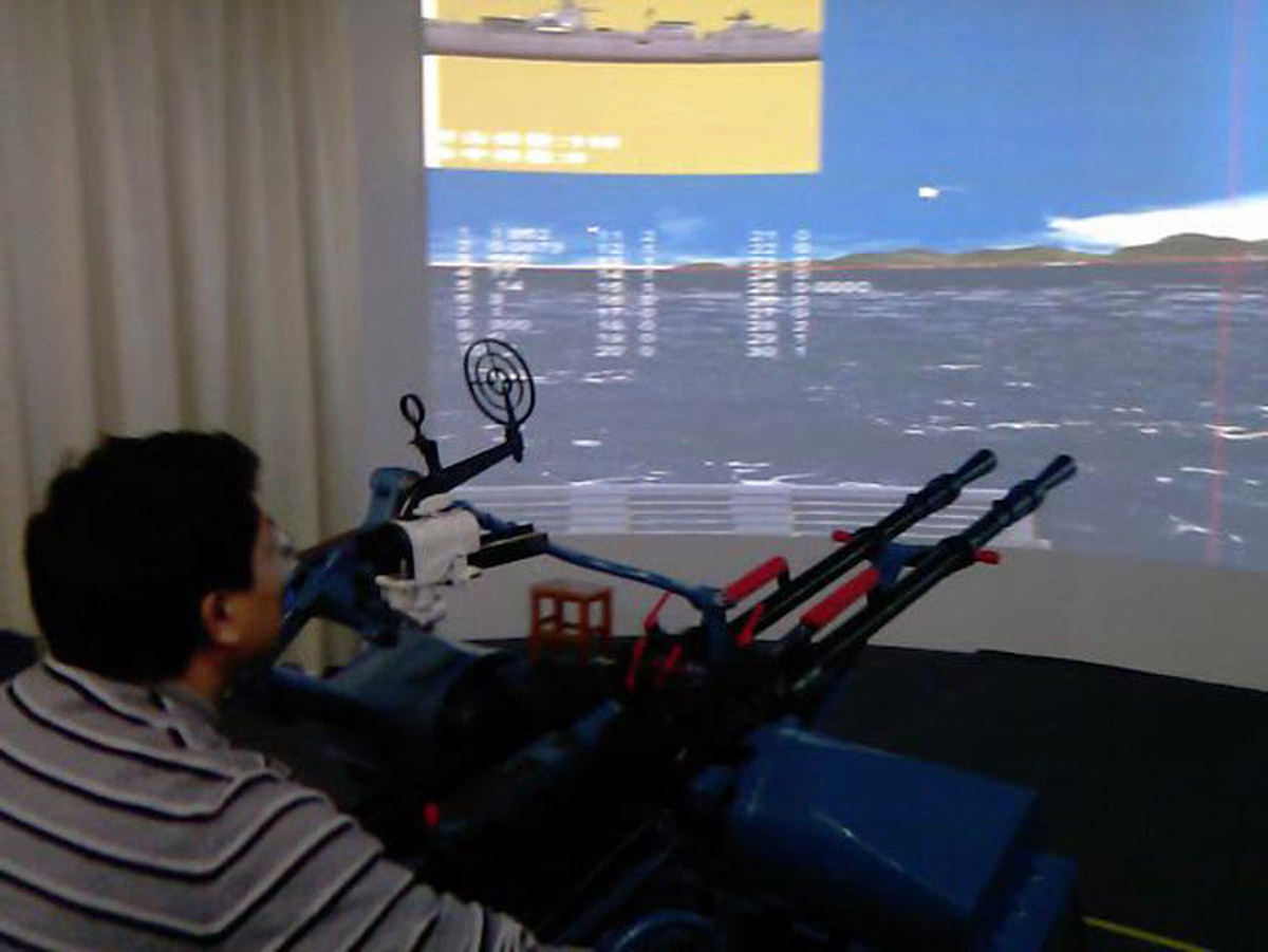 洛扎媒体互动舰载高机训练系统