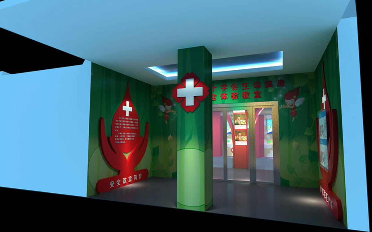 金寨媒体互动红十字生命健康安全体验教室