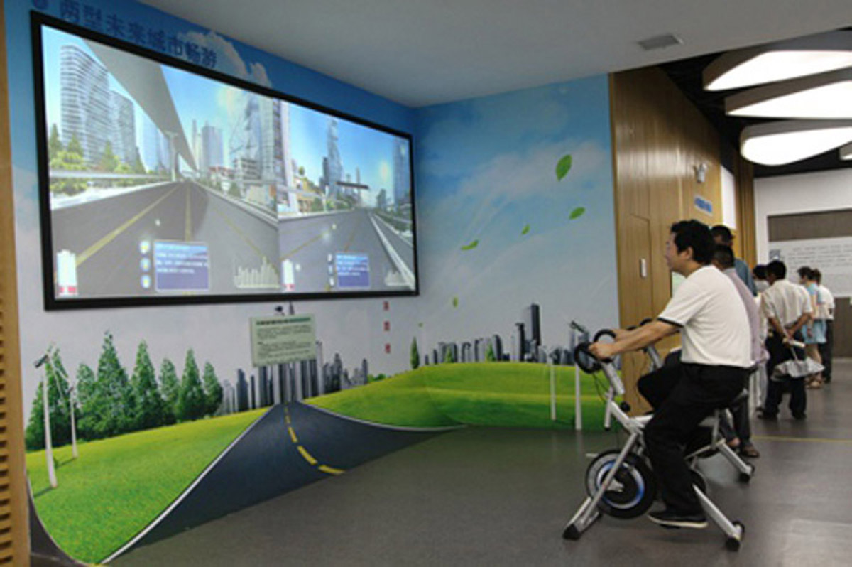 延平媒体互动虚拟自行车驾驶