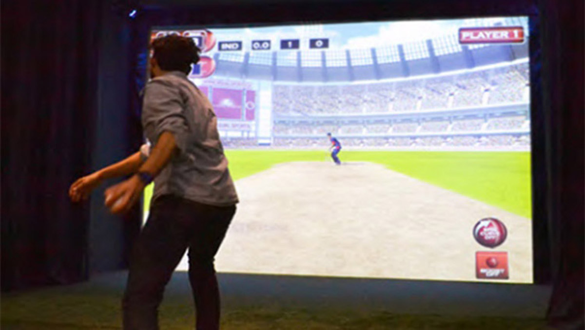 绵阳媒体互动虚拟板球VR体验