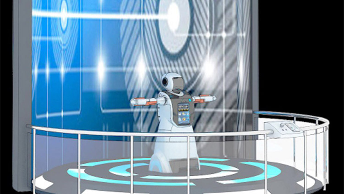 盐津媒体互动机器人导览