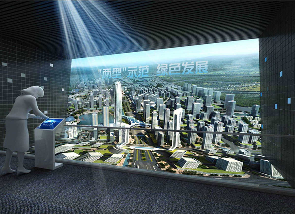 龙马潭媒体互动3D城市游览